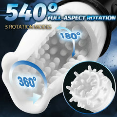 TORNADO 10 Vibration 5 Rotation Better Wrapping Male Masturbation