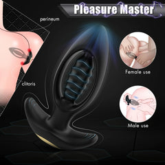 Pile Driver - Hollow Design Rotating Anal Dilators for Training and Joy