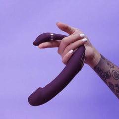 Eggplant - 2-IN-1 Vibrator G Spot Sex Toy