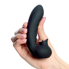 Flickering finger Clit licking and G spot finger vibrator