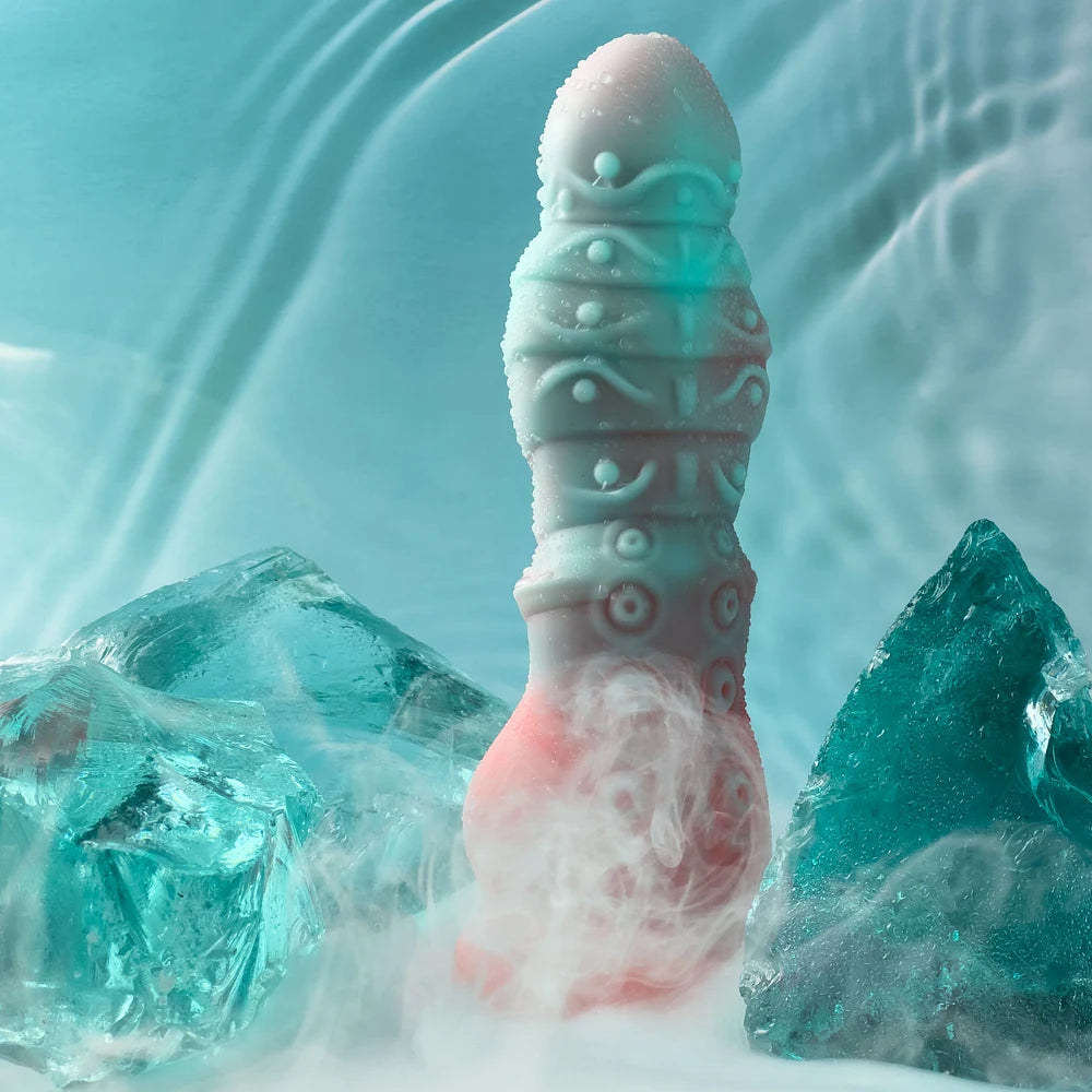 Vibrating Fantasy Monster Dildo: 9.5-Inch Thick Tentacle Vibrator with Remote Control & Suction Cup