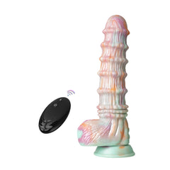 10.4inch Colorful Liquid Silicone Monster Fantasy Kinky Dildo