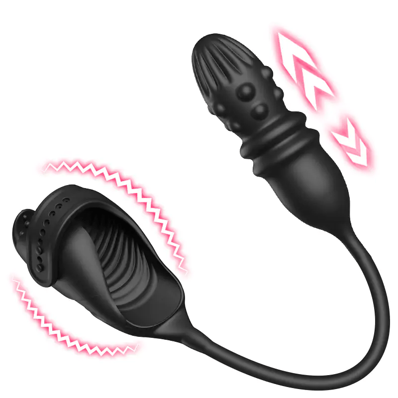 Double the Pleasure - Dual-Ended Vibrator Penis and Anal Stimulation