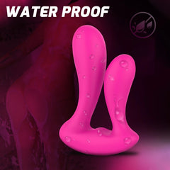 ALICE - Pink Vibrator with Dual Pleasure and Double Penetration