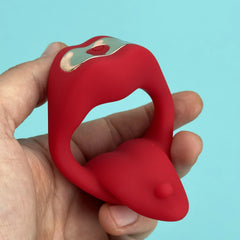 Kisser - APP & Kinky Vibrating cock ring couple toy Pumpy Joy Kisser - APP & Kinky Vibrating cock ring couple toy Pumpy Joy