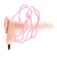Swell cock Inflatable realistic vibrator