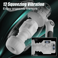 Rodent 7 Pro-Extend Masturbation Cup - Enhanced Thrusting and Vibration for a Realistic Experience