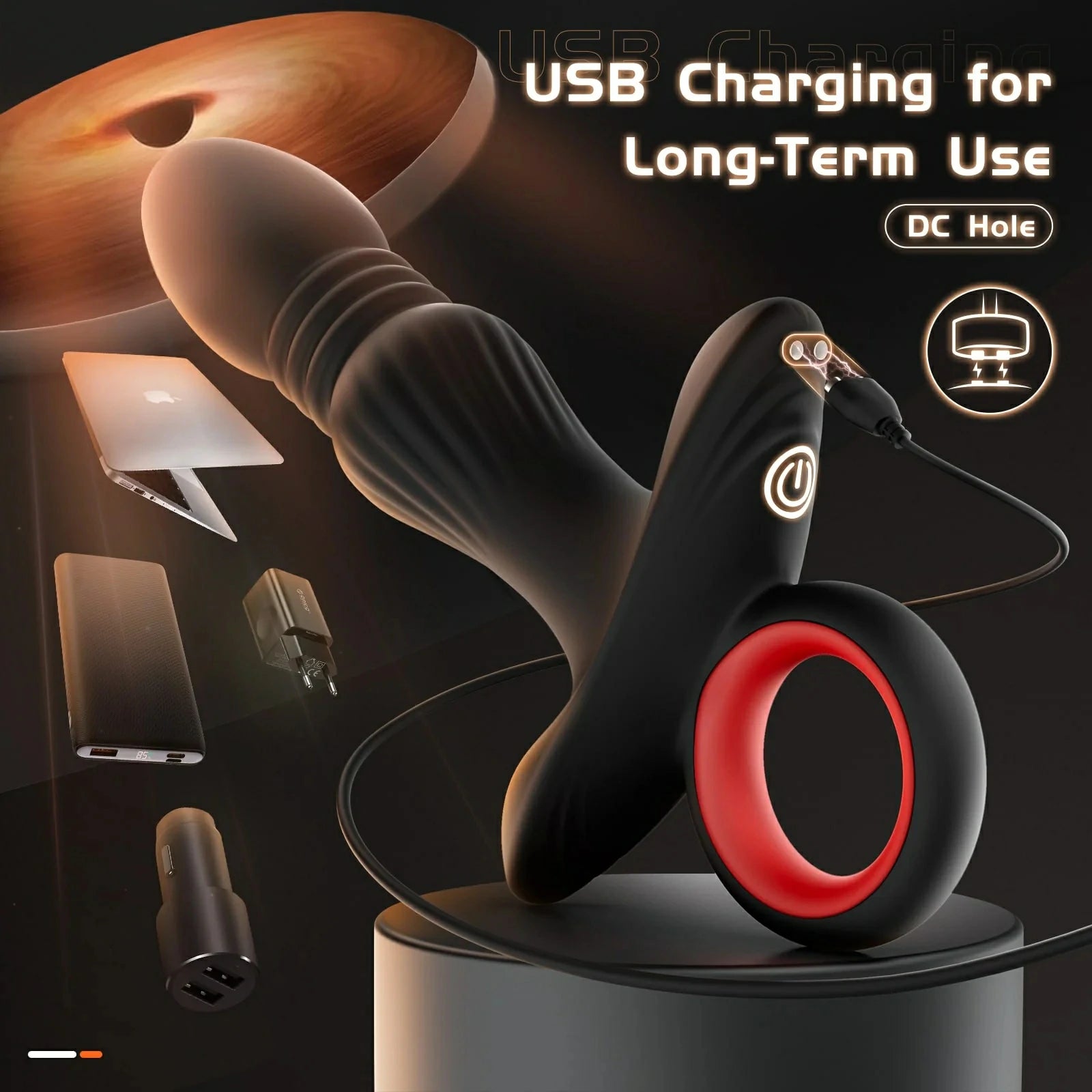 Ring Handle Design Vibrating Butt Plug with APP control Pumpy Joy Ring Handle Design Vibrating Butt Plug with APP control Pumpy Joy