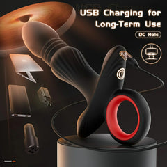 Ring Handle Design Vibrating Butt Plug with APP control Pumpy Joy Ring Handle Design Vibrating Butt Plug with APP control Pumpy Joy