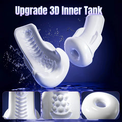 New 3 in 1 Thrusting and Suction Vibration Male Masturbation Cup Toy