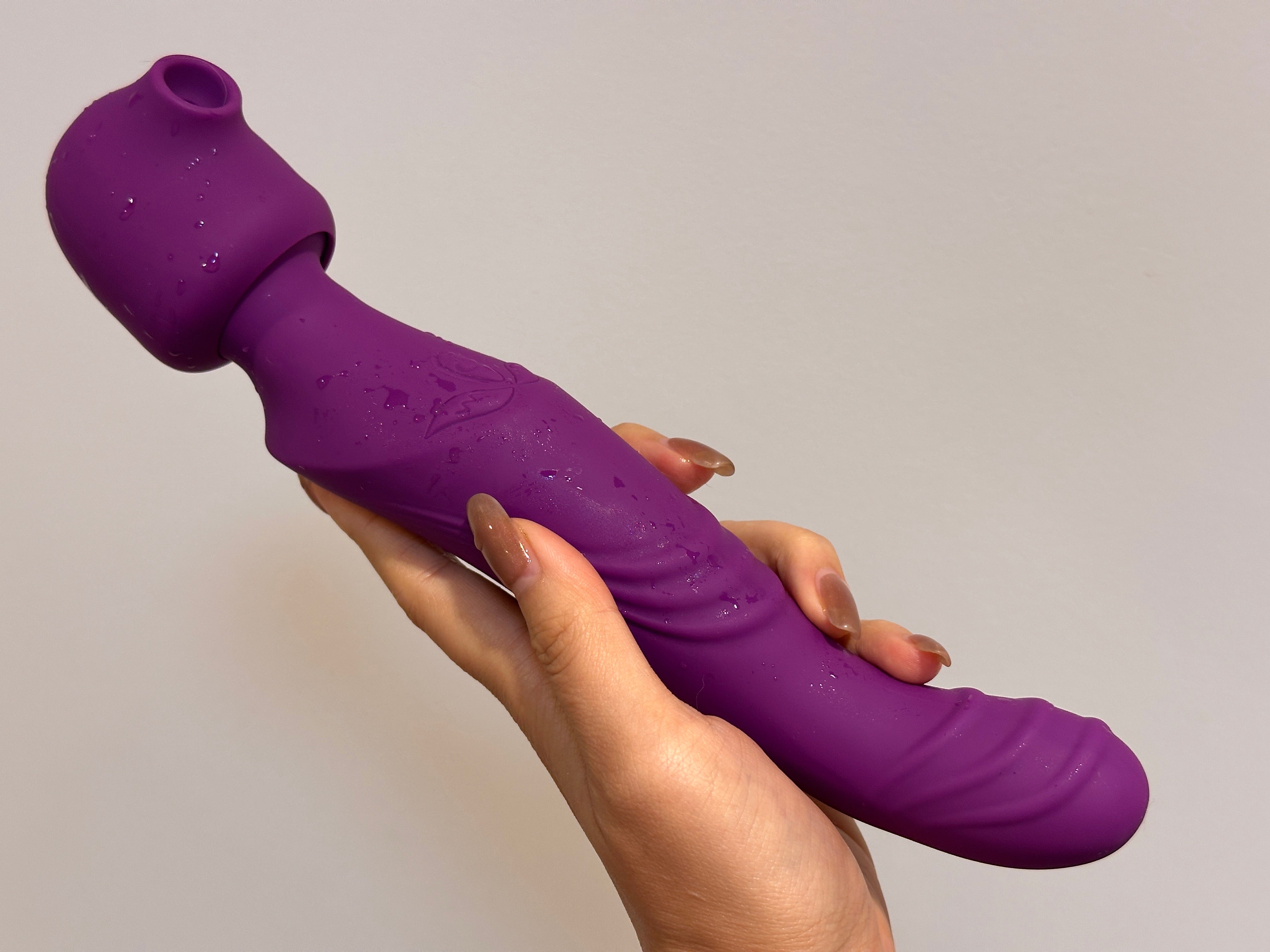 ardent love - 5-in-1 Sucking Tapping Thrusting Rotating G-Spot Dildo Vibrator Pleasure Massager