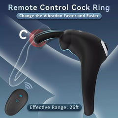 Bunny Rabbit Shaped Vibrating Cock Ring best for Couple Play