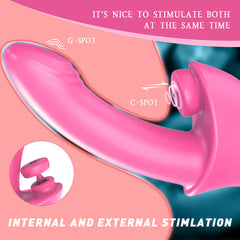 G Spot Rabbit Vibrator with Clitoral Suction