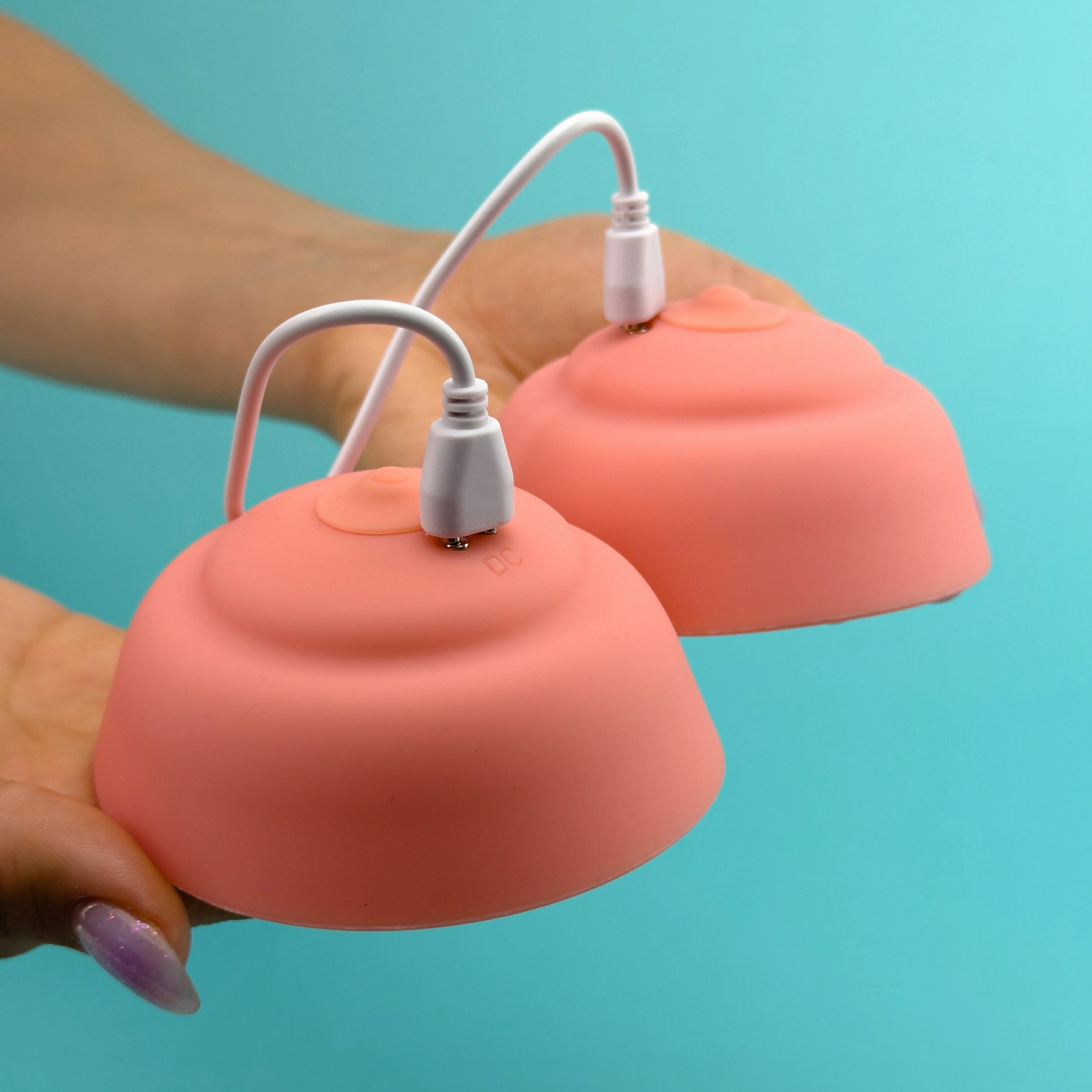 blooming - Breast vibro pump system Vibrating nipple suckers