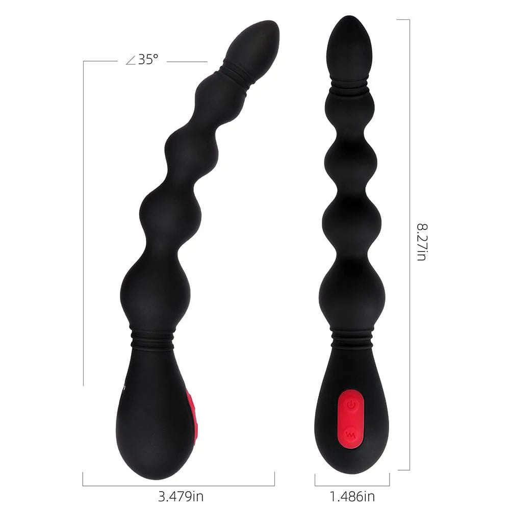 VINS - Vibrating Silicone Anal Beads