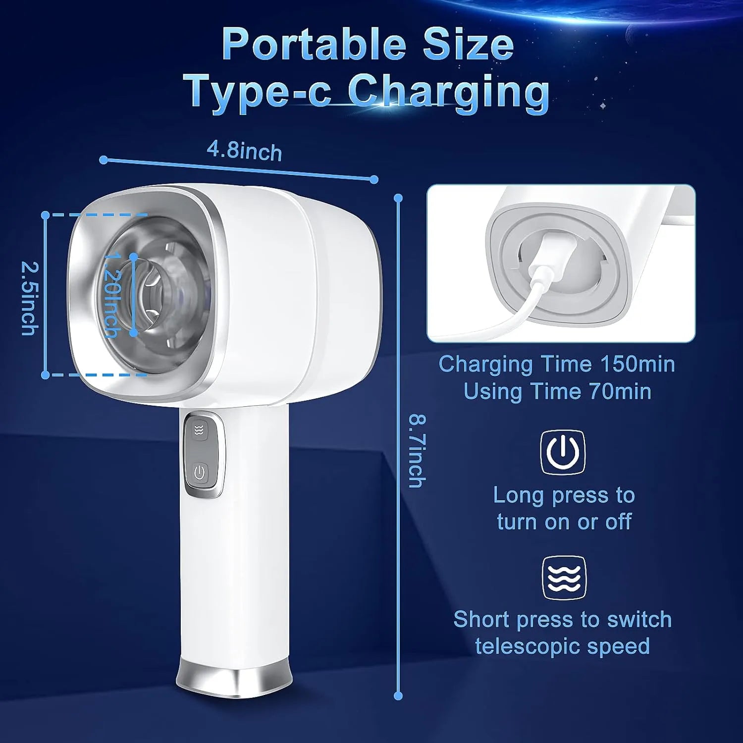 Handy - Automatic Open-ended Handheld Design Male Masturbator Pumpy Joy Handy - Automatic Open-ended Handheld Design Male Masturbator Pumpy Joy