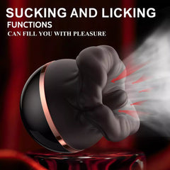 Gothic Rose Clitoral Stimulator Tongue Sex Toy