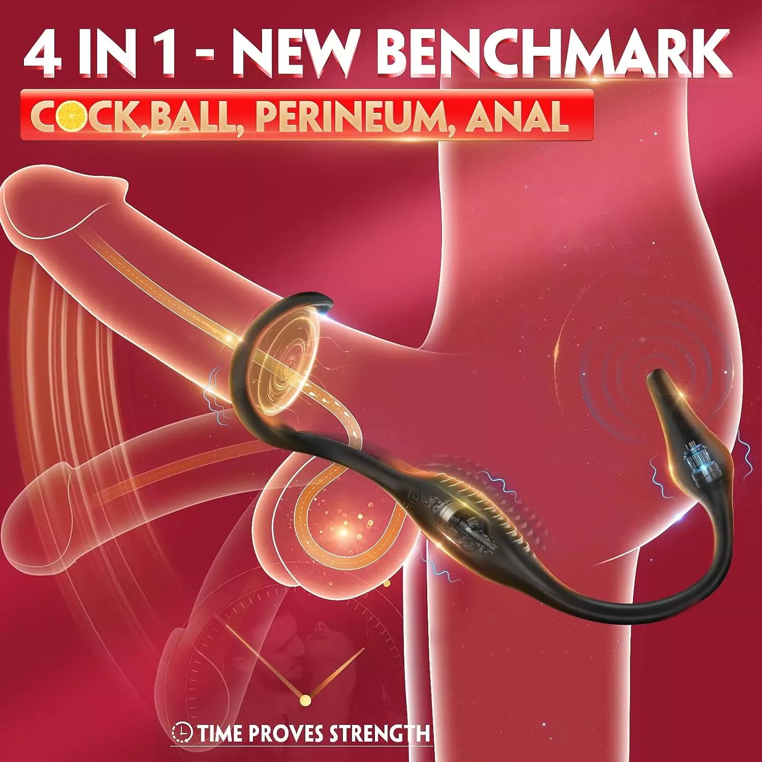 Vibrating Cock Ring Prostate Massager - 4 in 1 Couple Joy Pumpy Joy Vibrating Cock Ring Prostate Massager - 4 in 1 Couple Joy Pumpy Joy