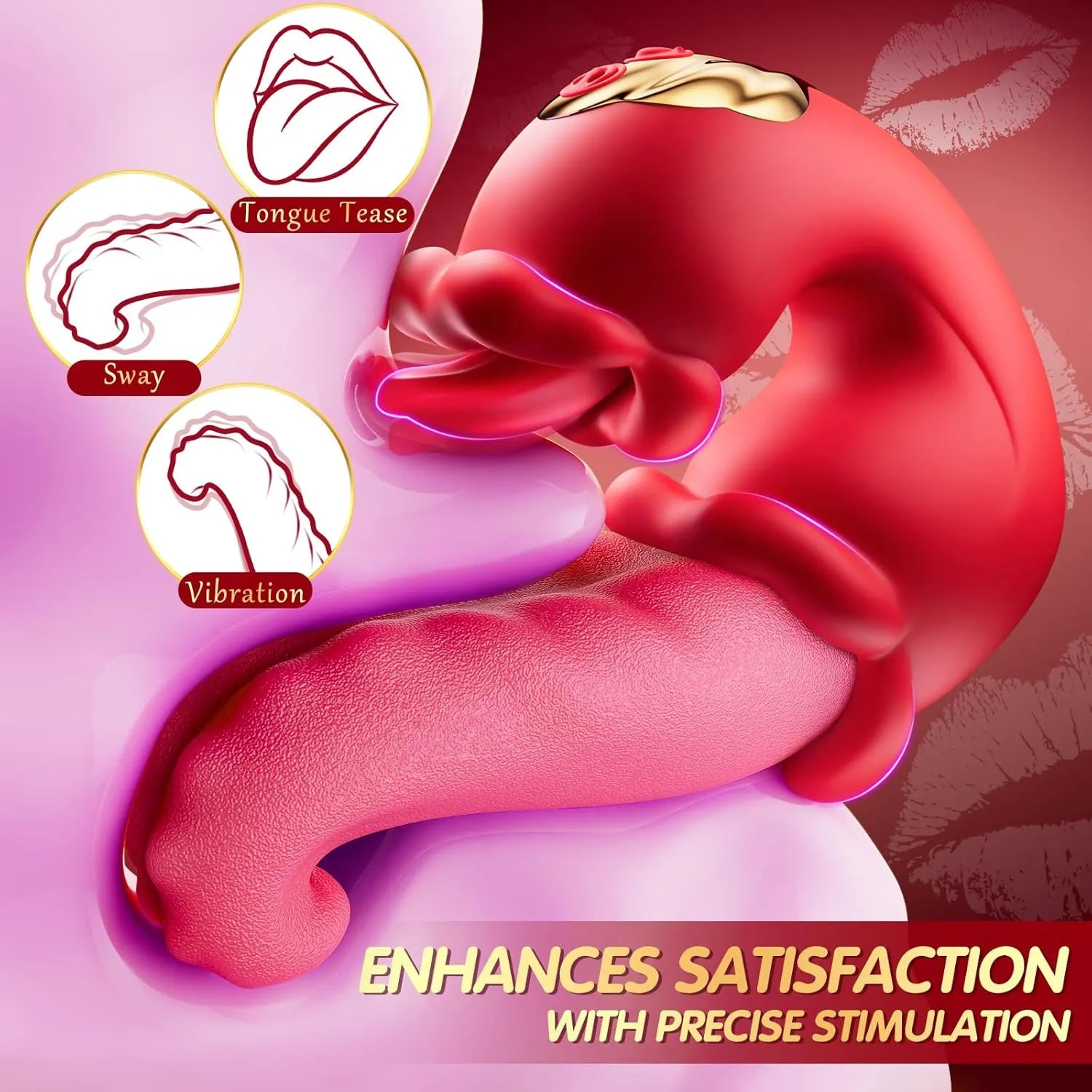 Medusa - Pall in 1 Tongue Thrusting Vibrators Dildo Rose Sex Toys Pumpy Joy Medusa - Pall in 1 Tongue Thrusting Vibrators Dildo Rose Sex Toys Pumpy Joy