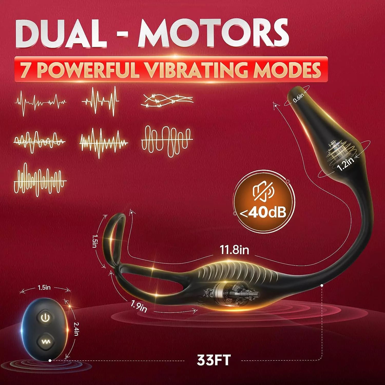 Vibrating Cock Ring Prostate Massager - 4 in 1 Couple Joy Pumpy Joy Vibrating Cock Ring Prostate Massager - 4 in 1 Couple Joy Pumpy Joy
