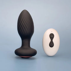 Vortex Tease: Remote Control Vibrating & Rotating Butt Plug