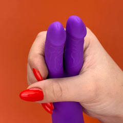 [2026new] Twin Dragon: Realistic Dual Shaft Rabbit Vibrator with DVP Motion & Clit Tapper