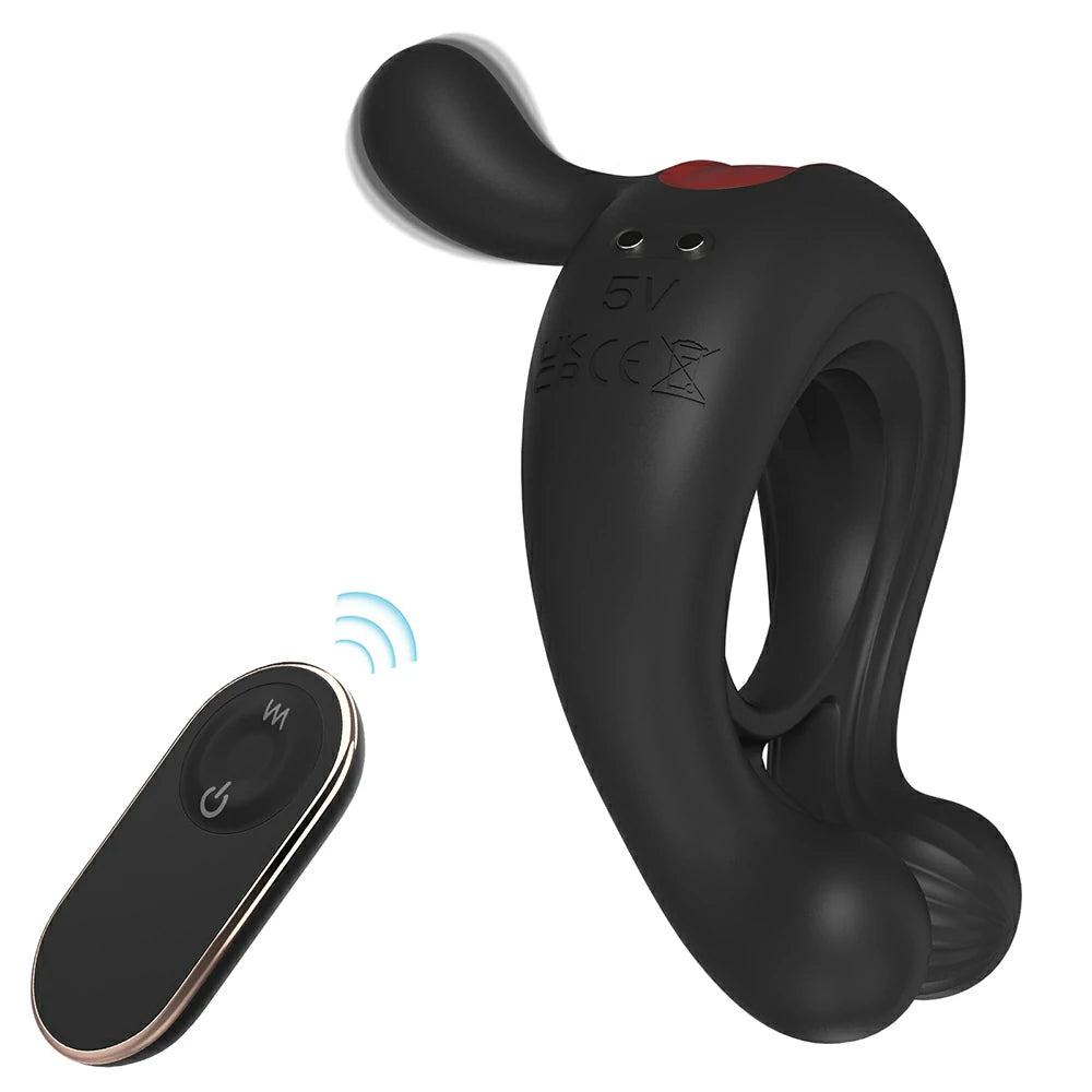 Unicorn: Hot Vibration Stimulating & Remote Control Cock Rings for Couple Play ( With/Without Remote Control )