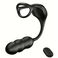 Mike 9 Thrusting & Vibrating Wearable Prostate Massager with Cock ring