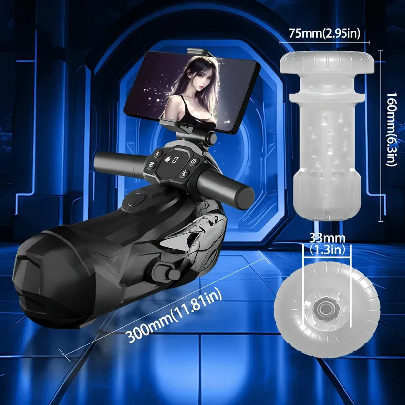 MECHREVO - Motorcycle Masturbation Cup Heating Sex Toys Pumpy Joy MECHREVO - Motorcycle Masturbation Cup Heating Sex Toys Pumpy Joy