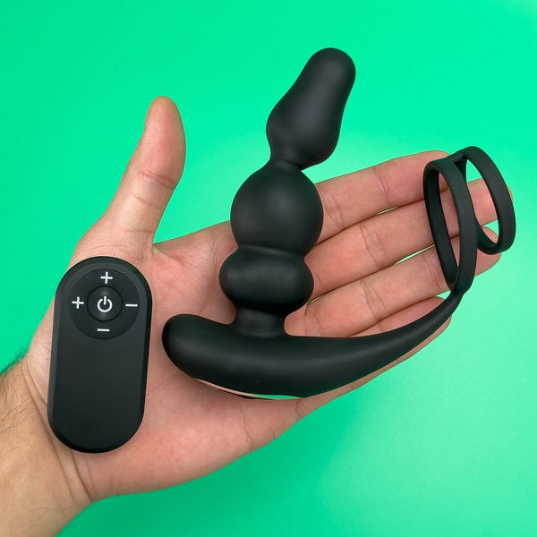 Twirk - Prostate massager with cock ring Pumpy Joy Twirk - Prostate massager with cock ring Pumpy Joy