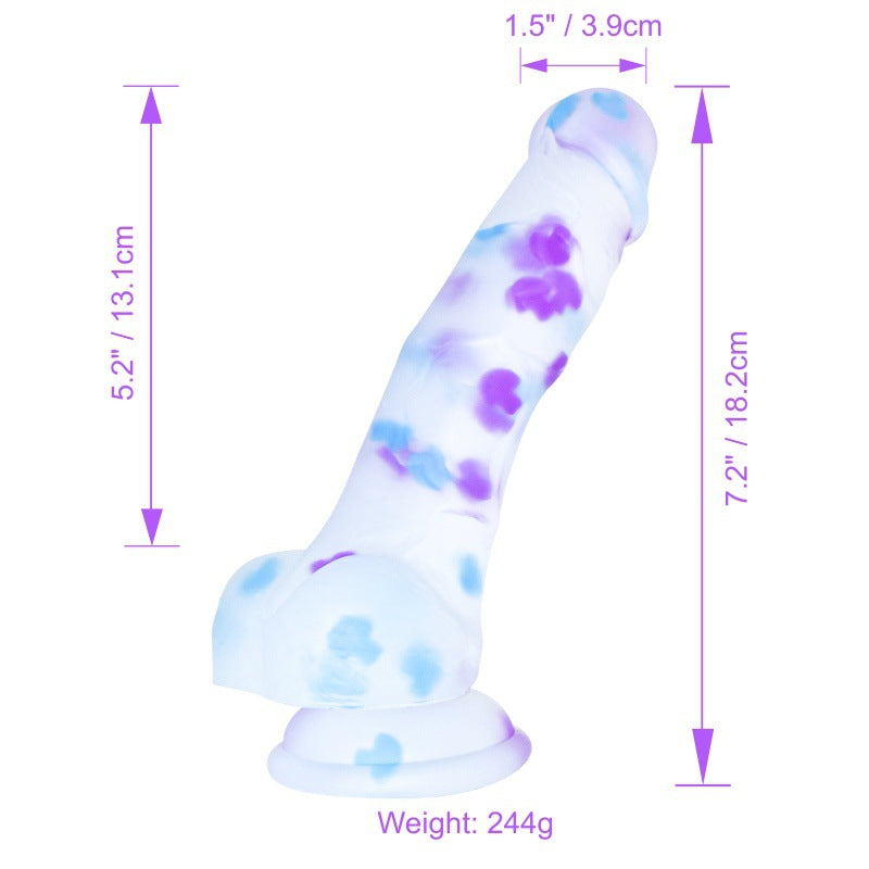 new2025 Jelly Transparent Silicone Dildos realistic Penis with Suction Cup 6ver