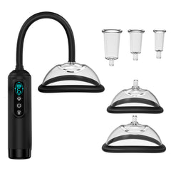 Advanced Vacuum Suction Cup System with LCD Display Nipple & Pussy Sucking