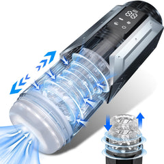 7-in-1 Smart Suction Masturbator for Men – Realistic Oral Sex Simulator with LCD Display