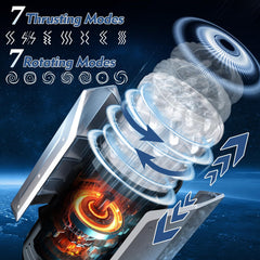 7-in-1 Smart Suction Masturbator for Men – Realistic Oral Sex Simulator with LCD Display