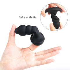 BUBBLE: Soft and Detachable Vibrating Butt Plug for Beginners