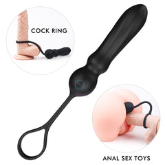 Cock Ring and Anal Sex Toy for lovely Couple Pleasure