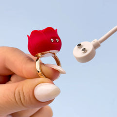 Rose ring Rose finger vibrator