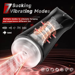 StormLuxe - Vacuum Pump penis Trainer Vibrating Male Masturbator