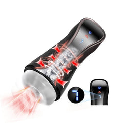 StormLuxe - Vacuum Pump penis Trainer Vibrating Male Masturbator