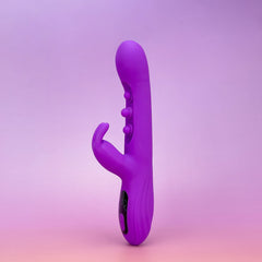 Luxury Triple-Action Rabbit Vibrator | G-Spot Tapper & Clitoral Vibe