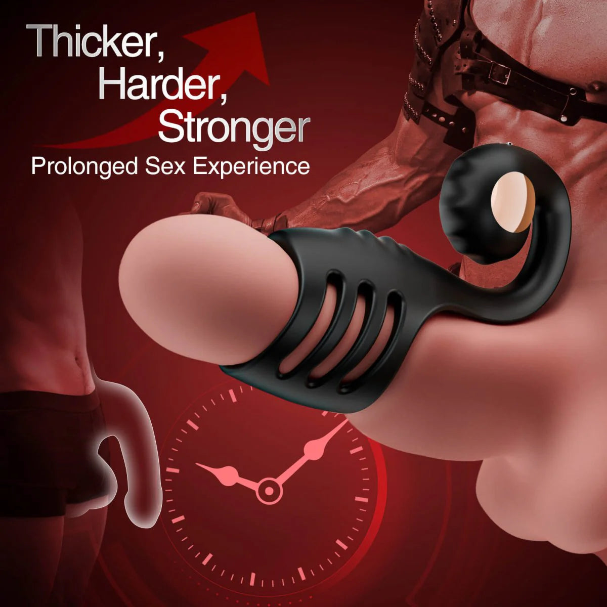 Multi-Stimulation Snail-Shaped Penis Sleeve Ring with 10 Vibration Modes