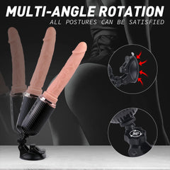 7.09 Inch Thrusting Dildo with Suction Cup & Vibrating Modes