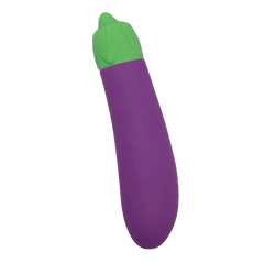 Eggplant Emoji-vibrator with 10 Vibration Discreet and Playful Fun