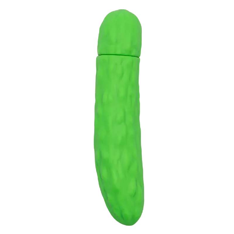 Pickle Cucumber Emoji-vibrator with 10 Vibration Discreet and Playful Fun