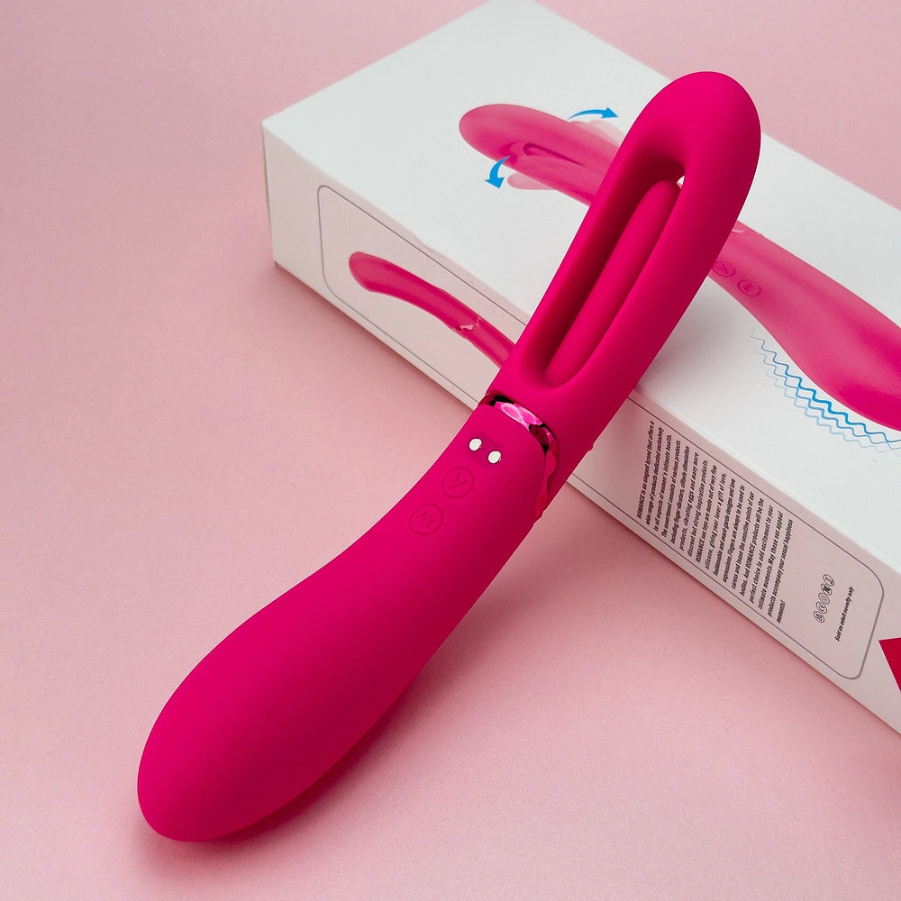 Dual-Ended Flapping G spot vibrator