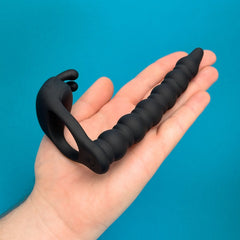 Dual Pleasure Rabbit double dipper Double penetration cock ring