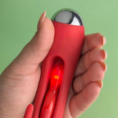 Hot & Cold Play Dual-Action Rabbit Vibrator - Temperature Play & G-Spot Massager