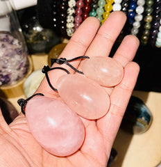 Rose YONI Crystal Egg Set - Self Love, Inner Peace, Compassion, Emotional Healing - Jade Yoni Egg Set - Kegel Excercise