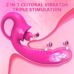 Upgraded Tapping Pleasure Clitoral Stimulator G-Spot Vibrator