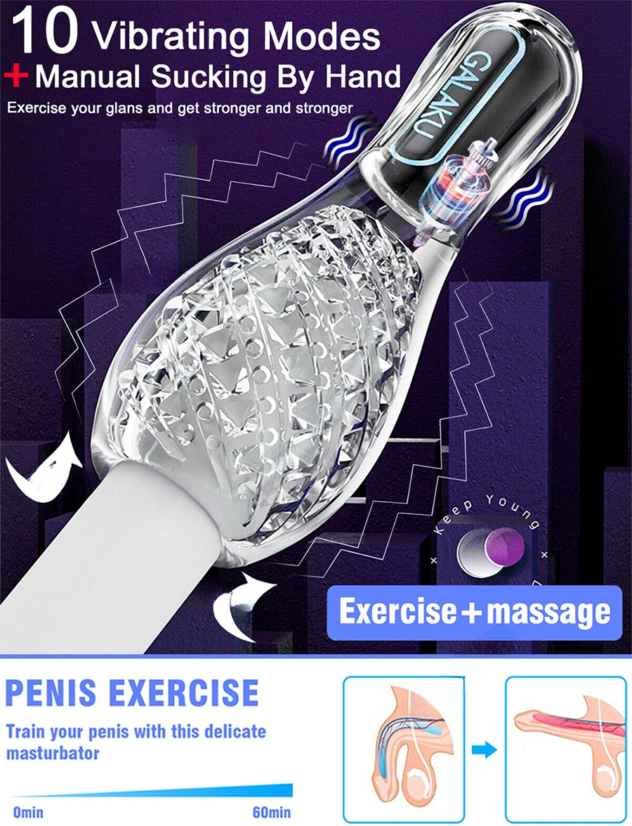 Automatic Sucking Masturbator for Men Real Oral Sex Glans Trainer Peni Pumpy Joy Automatic Sucking Masturbator for Men Real Oral Sex Glans Trainer Peni Pumpy Joy